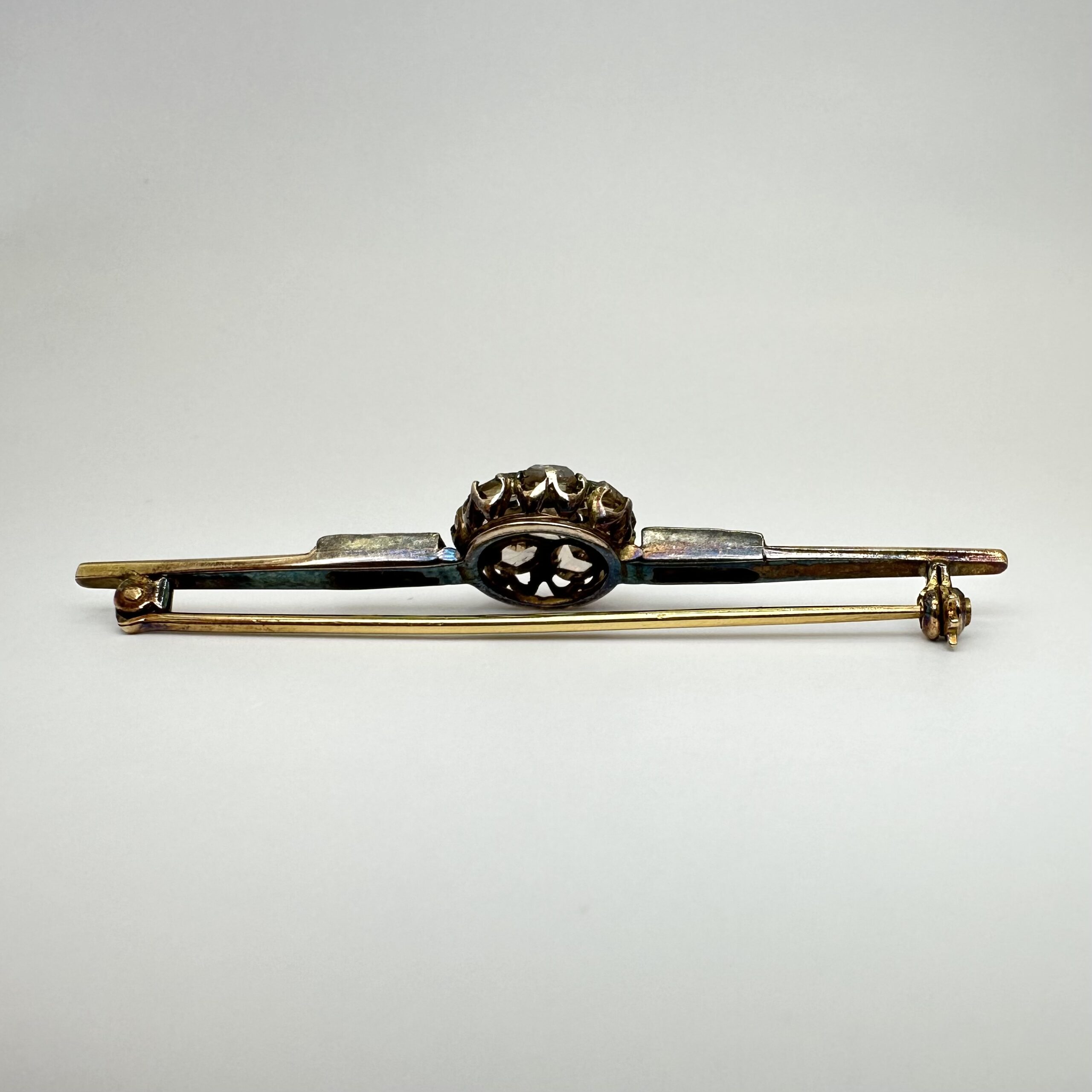 Antyczna broszka z 18-karatowego złota - obrazek 4